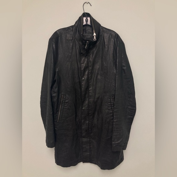 John Varvatos Collection Zip & Snap Jacket With Concealed Hood.Size EU 50 USA 40 - Picture 2 of 7